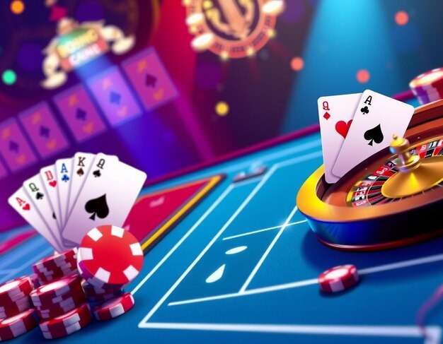 Live dealer table with betting interface showing countdown timer